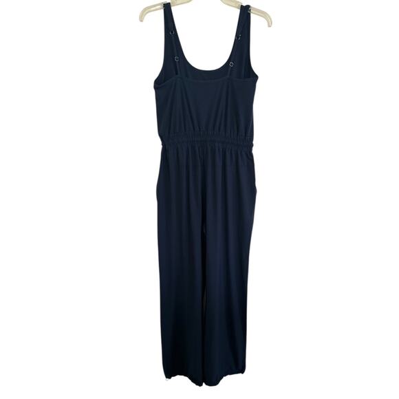 Abercrombie & Fitch Navy Blue Sleeveless Traveler Jumpsuit Small - Picture 5 of 14